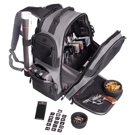 G Outdoors G.P.S. The Executive Backpack w/Cracle for 5 Handguns GPS-1812BPG